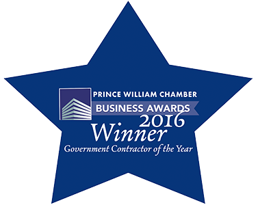 Prince william chamber business awards 2016 winner, government contractor of the year, blue star