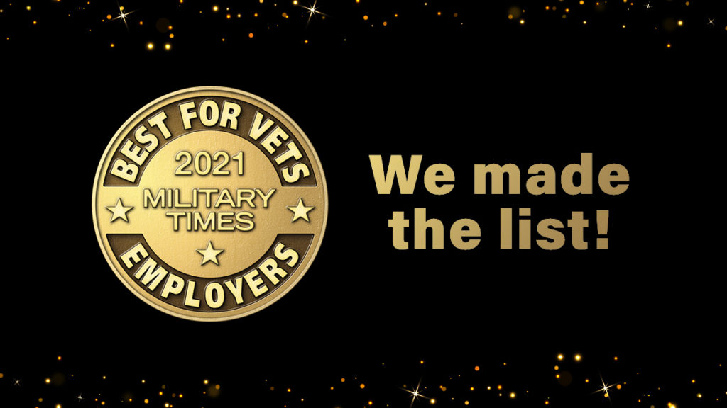 Military Times Best for Vets Employer