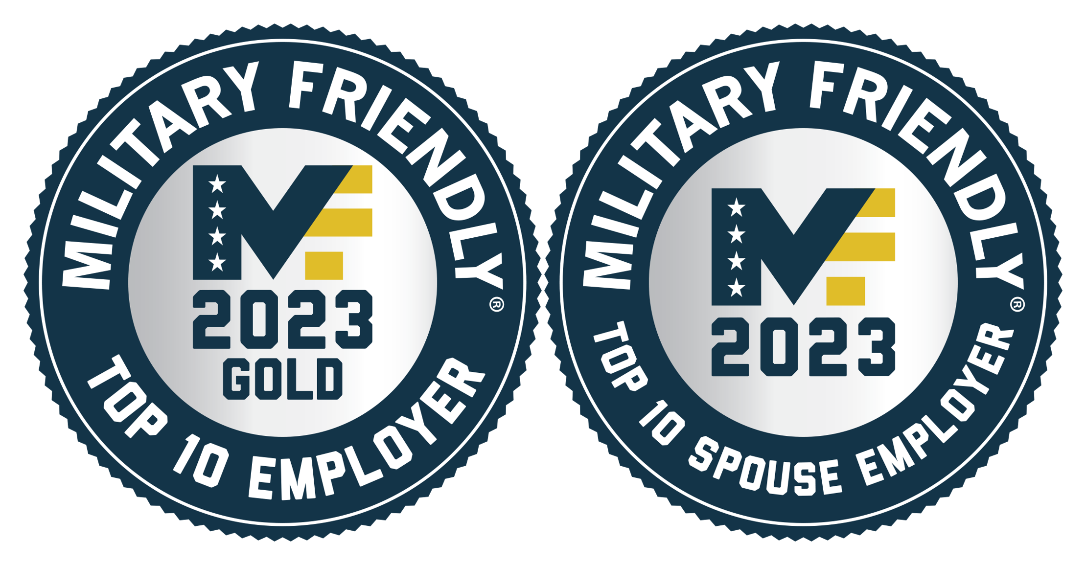 Military Friendly Employer award Icons