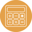 icon representing savings on purchases