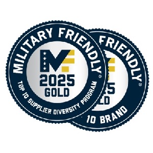 Military Friendly Gold Brand and Supplier Diversity Program