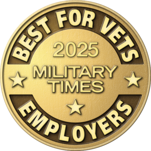 Best for Vets Employer Award for 2025 from Military Times